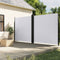 vidaXL - Windscherm - uittrekbaar - 200x1200 - cm - wit
