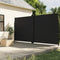 vidaXL - Windscherm - uittrekbaar - 200x1200 - cm - zwart