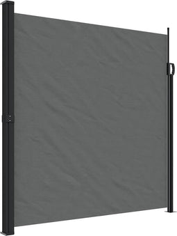 vidaXL - Windscherm - uittrekbaar - 200x500 - cm - antracietkleurig
