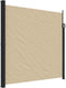 vidaXL - Windscherm - uittrekbaar - 200x600 - cm - beige