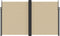 vidaXL - Windscherm - uittrekbaar - 200x600 - cm - beige