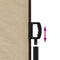 vidaXL - Windscherm - uittrekbaar - 200x600 - cm - beige