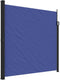 vidaXL - Windscherm - uittrekbaar - 200x600 - cm - blauw