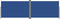 vidaXL - Windscherm - uittrekbaar - 200x600 - cm - blauw