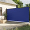 vidaXL - Windscherm - uittrekbaar - 200x600 - cm - blauw