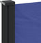 vidaXL - Windscherm - uittrekbaar - 200x600 - cm - blauw