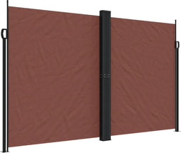 vidaXL - Windscherm - uittrekbaar - 200x600 - cm - bruin
