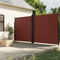vidaXL - Windscherm - uittrekbaar - 200x600 - cm - bruin