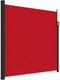 vidaXL - Windscherm - uittrekbaar - 200x600 - cm - rood