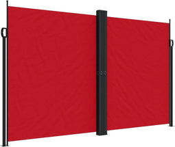 vidaXL - Windscherm - uittrekbaar - 200x600 - cm - rood