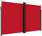 vidaXL - Windscherm - uittrekbaar - 200x600 - cm - rood