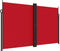 vidaXL - Windscherm - uittrekbaar - 200x600 - cm - rood