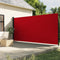 vidaXL - Windscherm - uittrekbaar - 200x600 - cm - rood