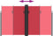 vidaXL - Windscherm - uittrekbaar - 200x600 - cm - rood