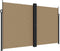 vidaXL - Windscherm - uittrekbaar - 200x600 - cm - taupe