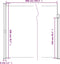 vidaXL - Windscherm - uittrekbaar - 200x600 - cm - taupe