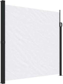 vidaXL - Windscherm - uittrekbaar - 200x600 - cm - wit
