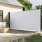 vidaXL - Windscherm - uittrekbaar - 200x600 - cm - wit