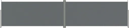vidaXL - Windscherm - uittrekbaar - 220x1000 - cm - antracietkleurig