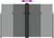 vidaXL - Windscherm - uittrekbaar - 220x1000 - cm - antracietkleurig