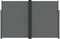 vidaXL - Windscherm - uittrekbaar - 220x1000 - cm - antracietkleurig