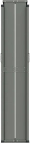vidaXL - Windscherm - uittrekbaar - 220x1000 - cm - antracietkleurig