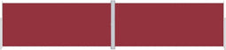 vidaXL - Windscherm - uittrekbaar - 220x1000 - cm - rood