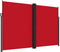 vidaXL - Windscherm - uittrekbaar - 220x1000 - cm - rood
