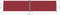 vidaXL - Windscherm - uittrekbaar - 220x1000 - cm - rood