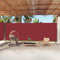 vidaXL - Windscherm - uittrekbaar - 220x1000 - cm - rood