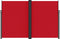 vidaXL - Windscherm - uittrekbaar - 220x1000 - cm - rood