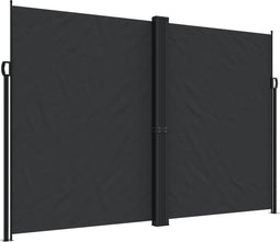 vidaXL - Windscherm - uittrekbaar - 220x1000 - cm - zwart
