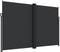 vidaXL - Windscherm - uittrekbaar - 220x1000 - cm - zwart