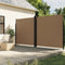 vidaXL - Windscherm - uittrekbaar - 220x1200 - cm - taupe