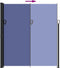 vidaXL - Windscherm - uittrekbaar - 220x300 - cm - blauw