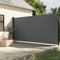 vidaXL - Windscherm - uittrekbaar - 220x500 - cm - antracietkleurig