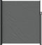 vidaXL - Windscherm - uittrekbaar - 220x500 - cm - antracietkleurig