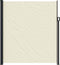 vidaXL - Windscherm - uittrekbaar - 220x500 - cm - crèmekleurig