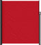 vidaXL - Windscherm - uittrekbaar - 220x500 - cm - rood