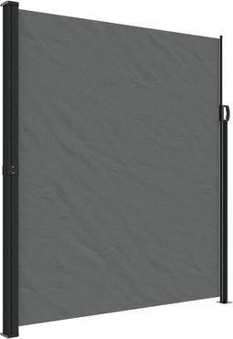 vidaXL - Windscherm - uittrekbaar - 220x600 - cm - antracietkleurig