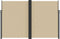 vidaXL - Windscherm - uittrekbaar - 220x600 - cm - beige