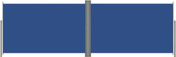 vidaXL - Windscherm - uittrekbaar - 220x600 - cm - blauw