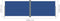 vidaXL - Windscherm - uittrekbaar - 220x600 - cm - blauw