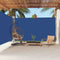 vidaXL - Windscherm - uittrekbaar - 220x600 - cm - blauw