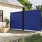 vidaXL - Windscherm - uittrekbaar - 220x600 - cm - blauw