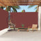 vidaXL - Windscherm - uittrekbaar - 220x600 - cm - bruin