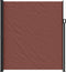 vidaXL - Windscherm - uittrekbaar - 220x600 - cm - bruin