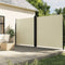vidaXL - Windscherm - uittrekbaar - 220x600 - cm - crèmekleurig