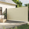 vidaXL - Windscherm - uittrekbaar - 220x600 - cm - crèmekleurig