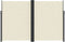 vidaXL - Windscherm - uittrekbaar - 220x600 - cm - crèmekleurig